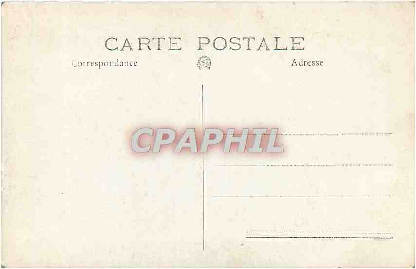 CARTE PHOTO Maison — Verso