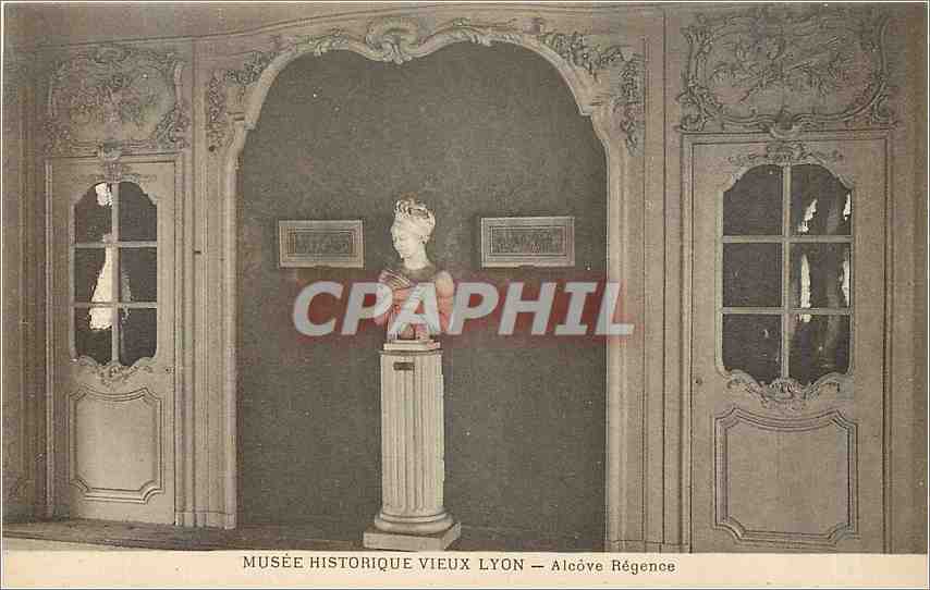 CPA MUSEE HISTORIQUE VIEUX LYON Alcove Regence