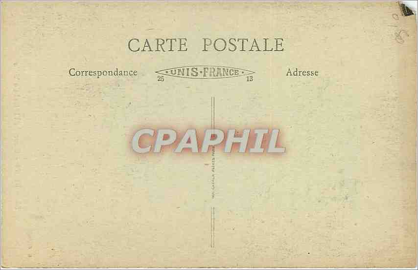 CPA RIOM - Cour de l'Hotel de Ville — Rückseite