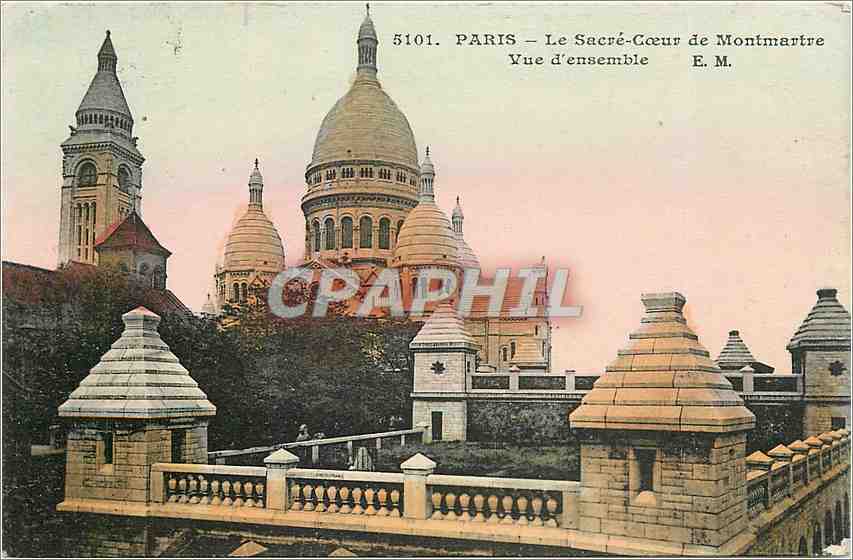 CPA PARIS - Le Sacré-Cœur de Montmartre