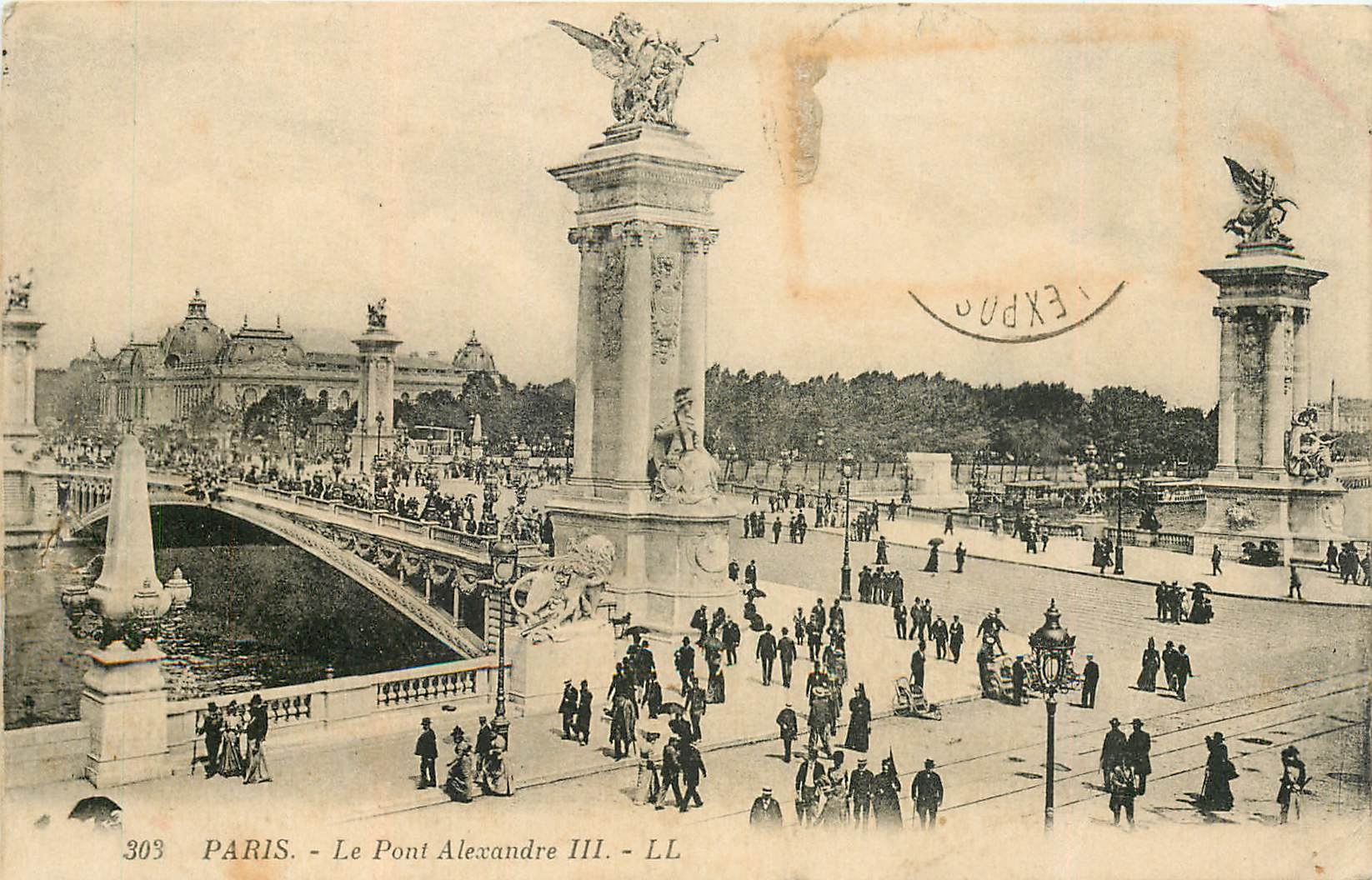 CPA PARIS - Le Pont Alexandre III