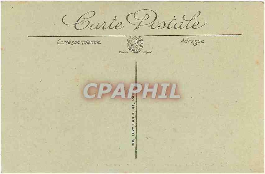 CPA PARIS Le Sacré-Cœur — Rückseite