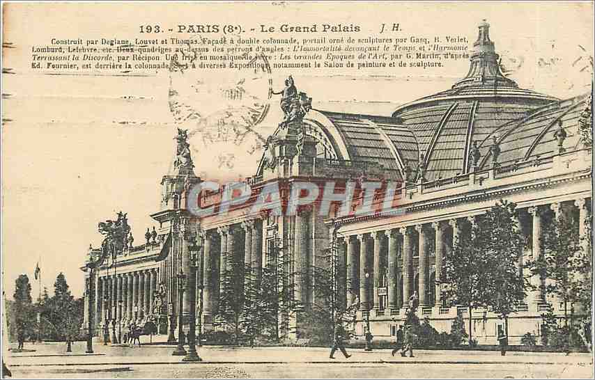 CPA PARIS- Le Grand Palais