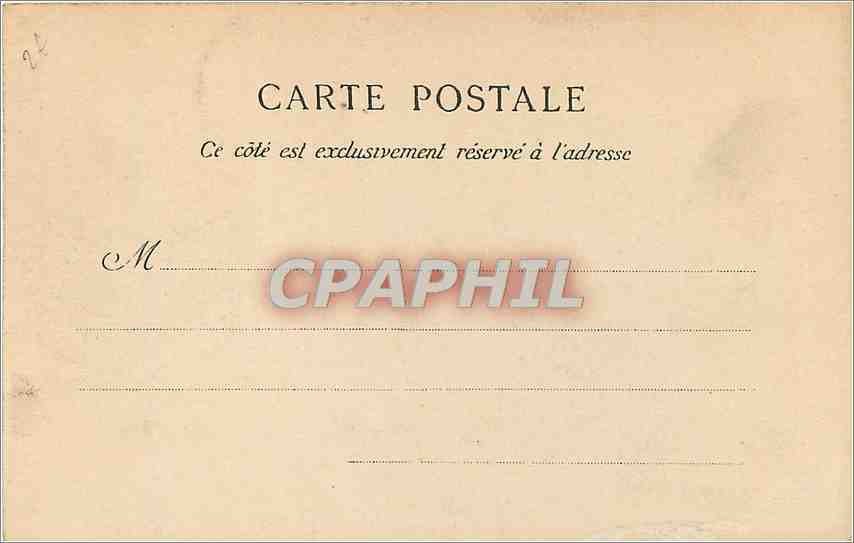 CPA VICHY - Casino - Salle de Theatre le rideau — Rückseite