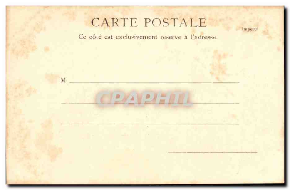 Trouville CPA Le grand salon — Verso