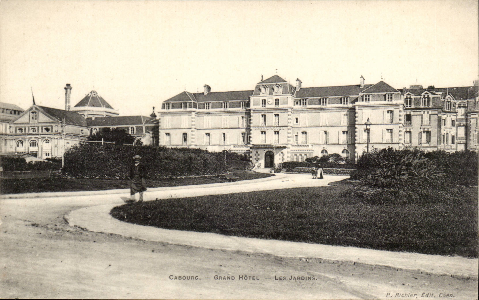 CAbourg CPA Grand hotel Les jardins
