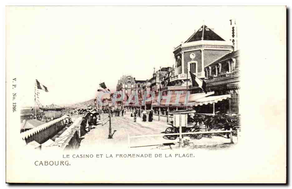 CAbourg CPA e casino et a promenade de la plage