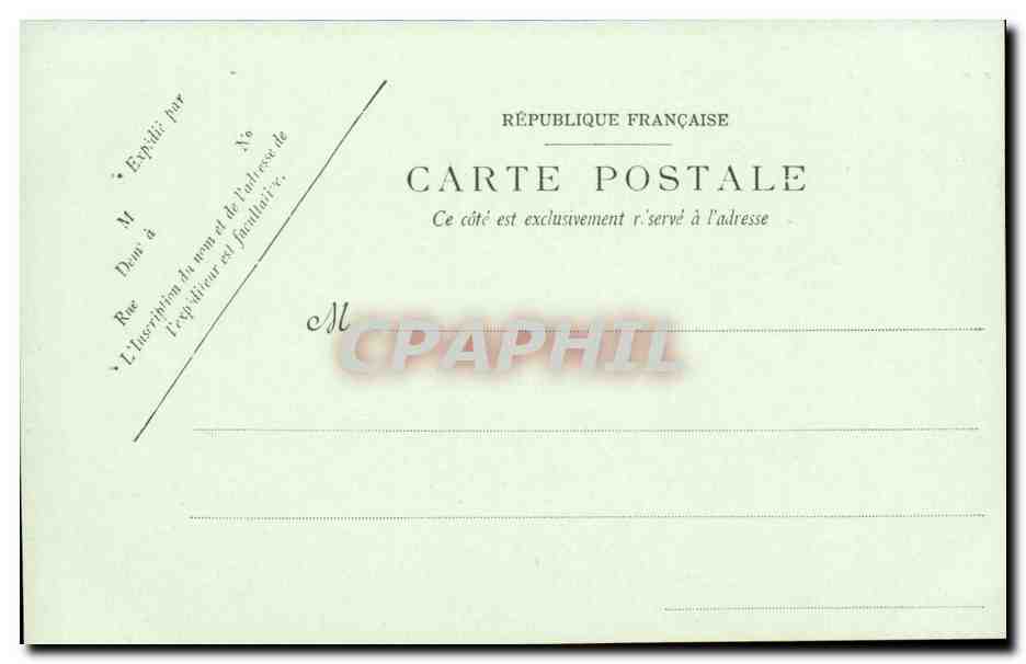 CAbourg CPA La gare du tramway TOP — Rückseite