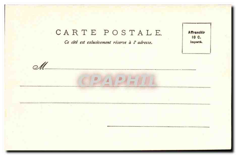 CAbourg CPA Le calvaire et l'eglise — Rückseite