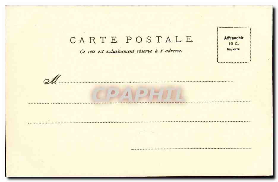 Villers sur Mer CPA Route de Trouville — Rückseite
