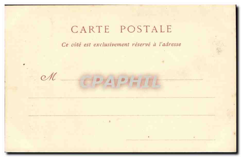 Orleans CPA CAthedrale Eglise Sainte Croix — Rückseite