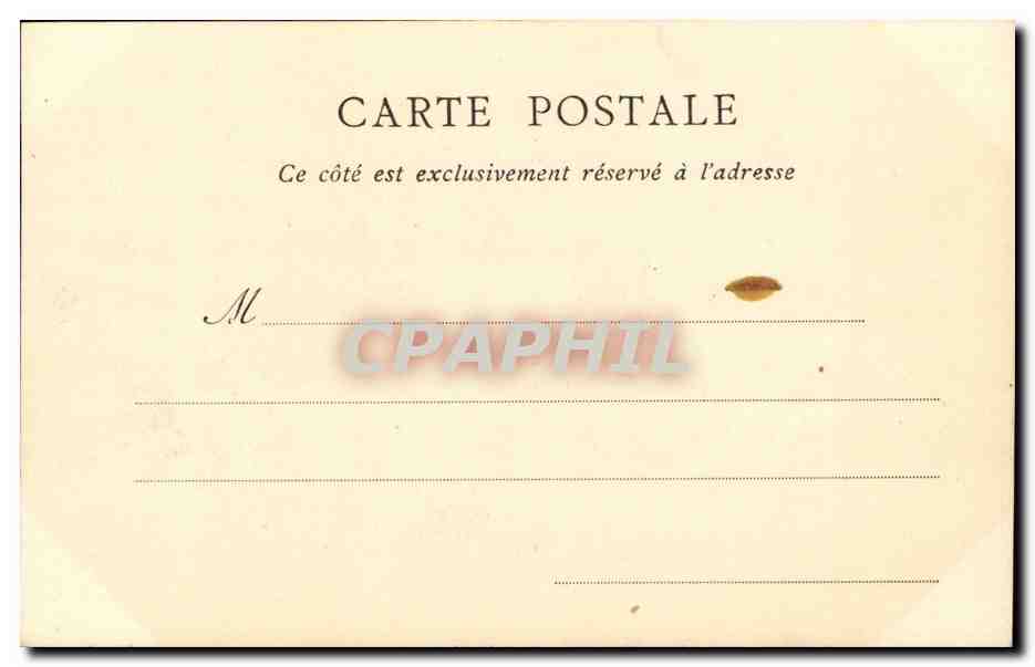 CPA Chateau de Blois Aile Louis XII la colonnade — Verso