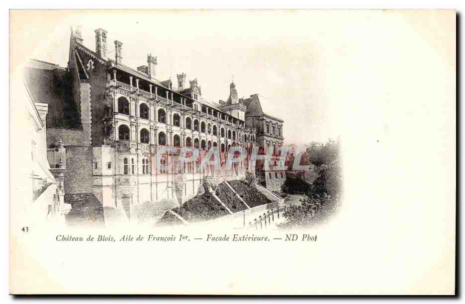 CPA Chateau de Blois Aile Francois 1er FAcade exterieure