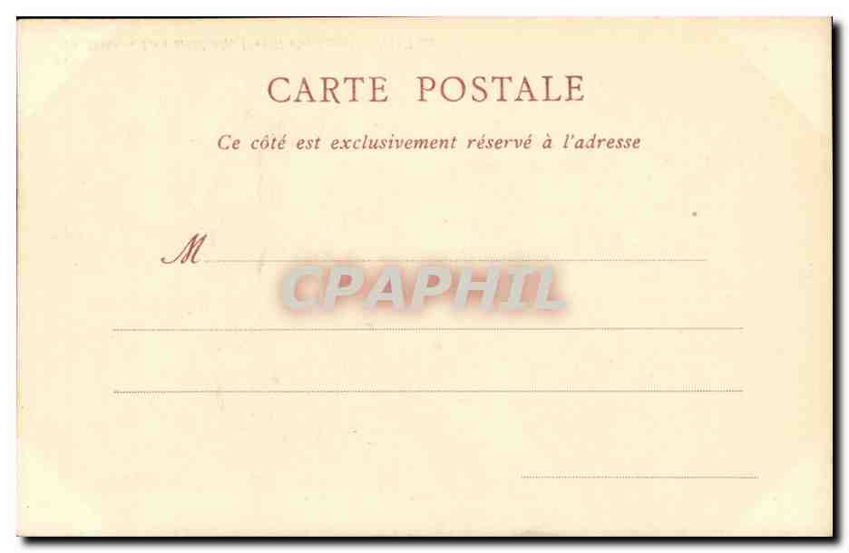 Le Mans CPA La cathedrale Portail occidental — Rückseite
