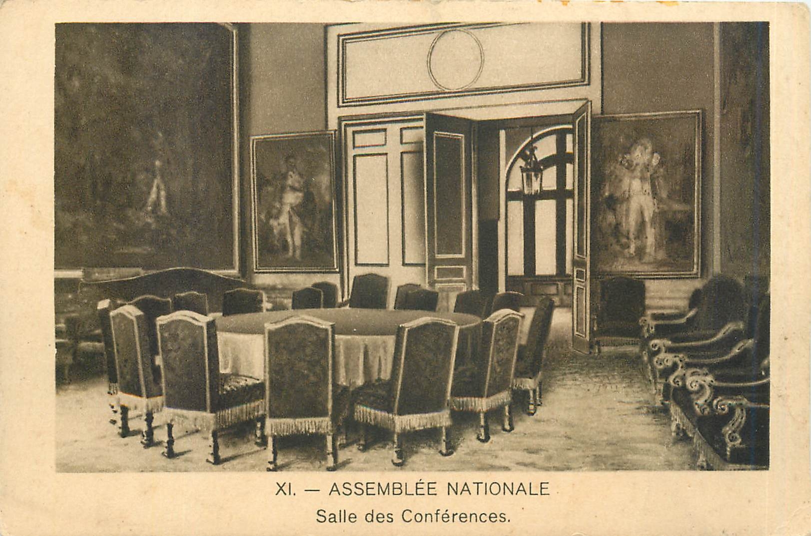 CPA ASSEMBLEE NATIONALE.SALLE DES CONFERENCES