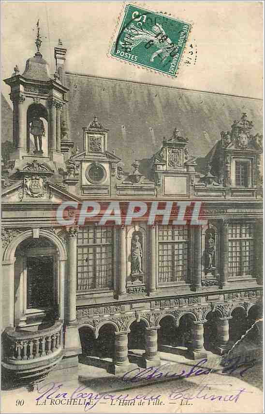 La Rochelle — L'Hôtel de Ville — Éditeur LL, n° 90