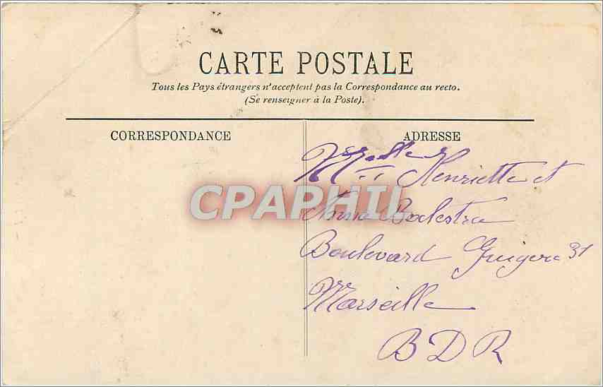 La Rochelle — L'Hôtel de Ville — Éditeur LL, n° 90 — Rückseite