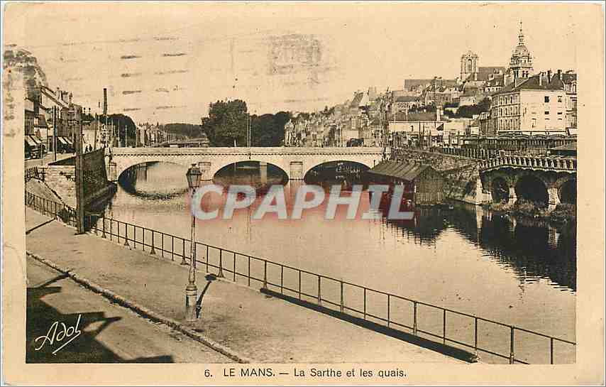 CPA LE MANS-La sarthe et les quais