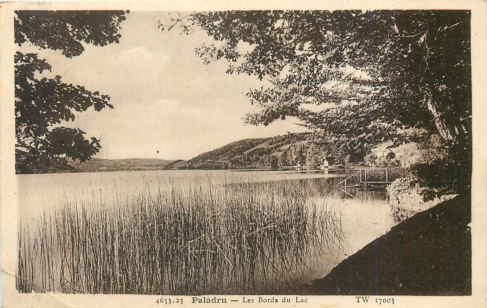 CPA paladru-Les Bords du Lac