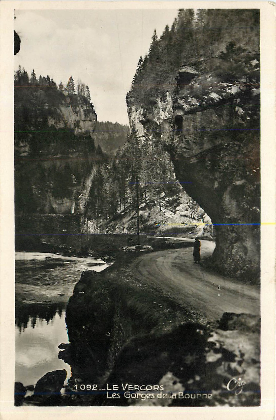 CPA LE VERCORS Les gorges de la Bourne