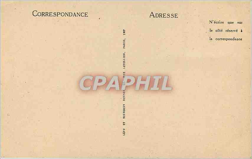 CPA GENEVE-Vue a vol d'oiseau du pont de la Coulouvreniere et le Rhone-LL — Verso