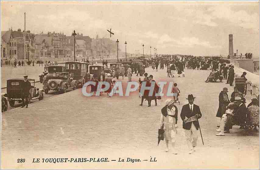CPA LE TOUQUET-PARIS-PLAGE La digue-LL