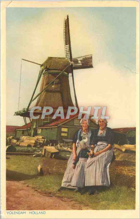 CPA VOLENDAM HOLLAND Moulin a vent