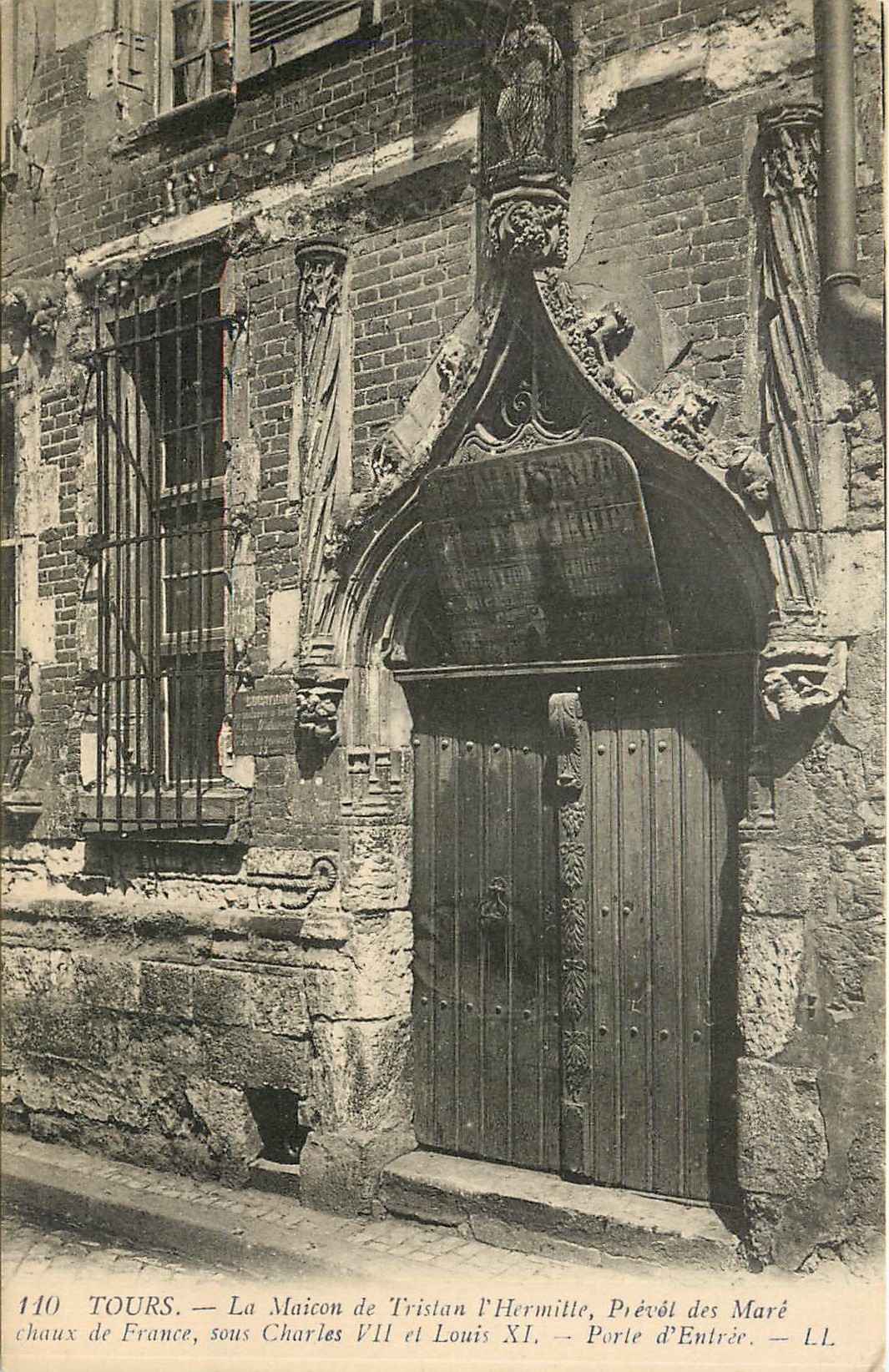 CPA TOURS-La maison de tristan l'Hermitte  Prévoi des Maré.chaux de France  sous Charles VII et Loui