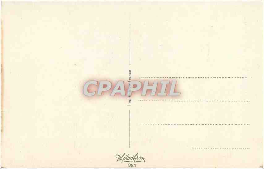 CPA VOEUX — Rückseite
