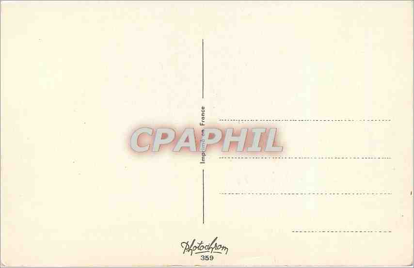 CPA VOEUX — Rückseite