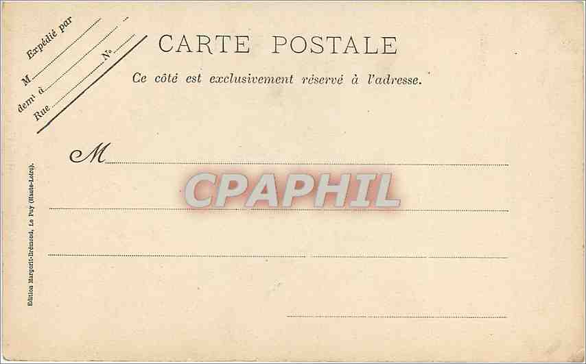 CPA Le Puy-le Portail Saint-georges  place du Seminaire dernier vestige de l'enceinte interieure de  — Verso