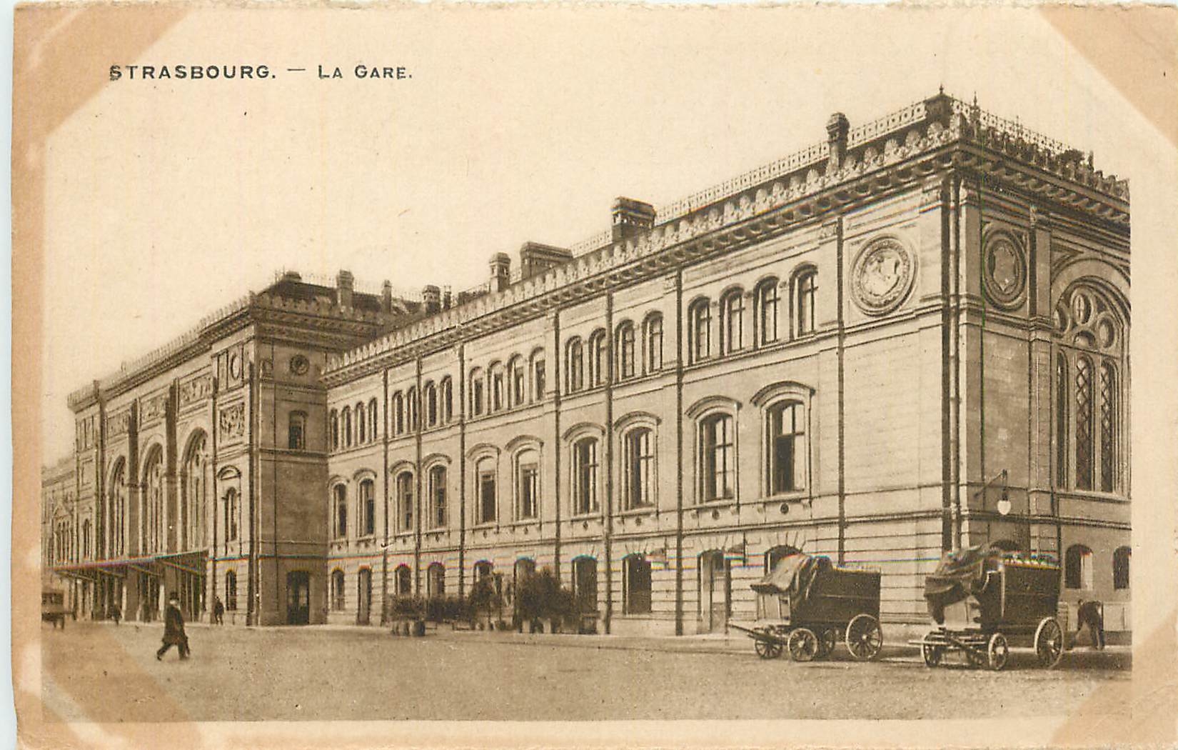 Strasbourg — La Gare. — Papeterie Alsacienne, Strasbourg.