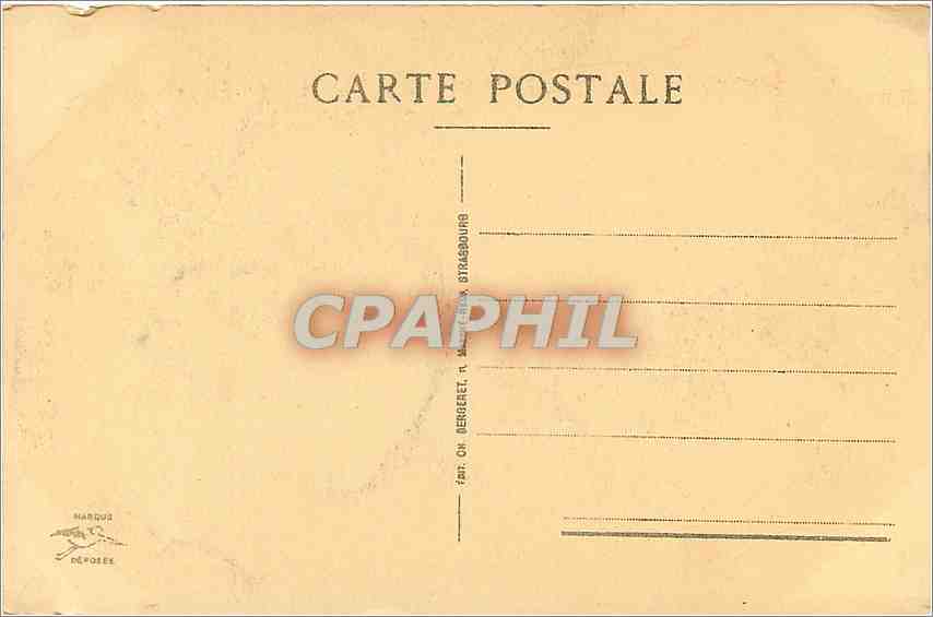 CPA STRABOURG Eglise St thomas-tombeau de Maurice de Saxe — Verso