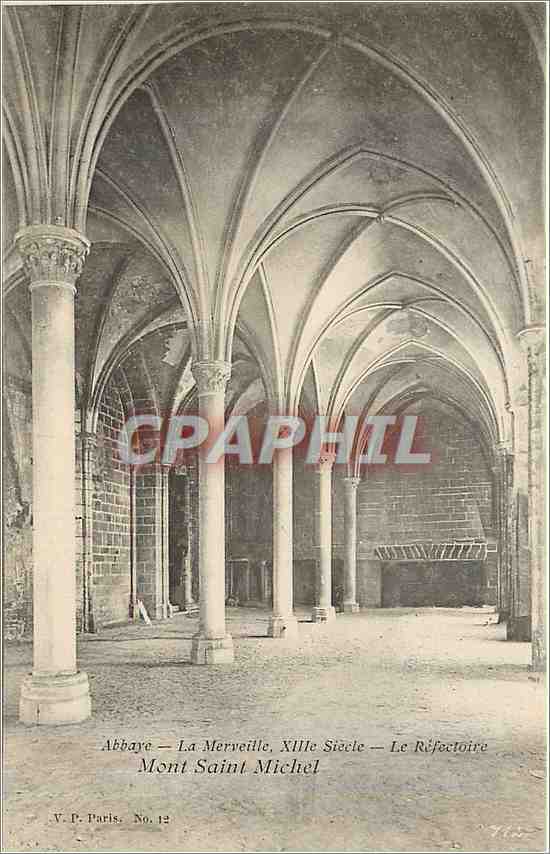 CPA Mont St Michel-La erveille XIII eme siecle