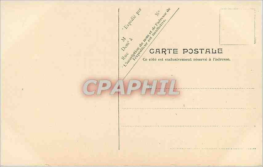 CPA Mont St Michel-La erveille XIII eme siecle — Rückseite