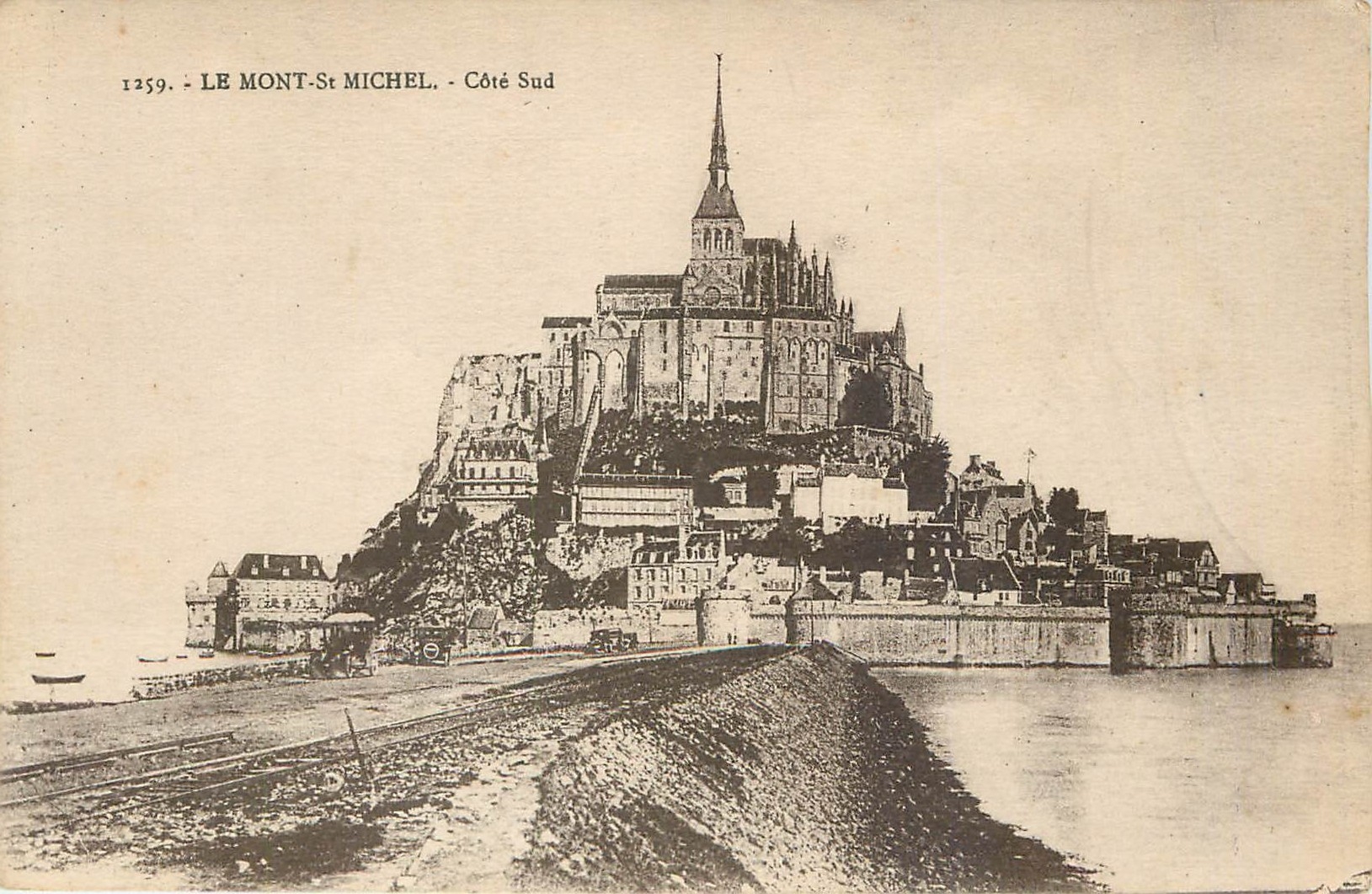 CPA LE MONT ST MICHEL-Cote Sud
