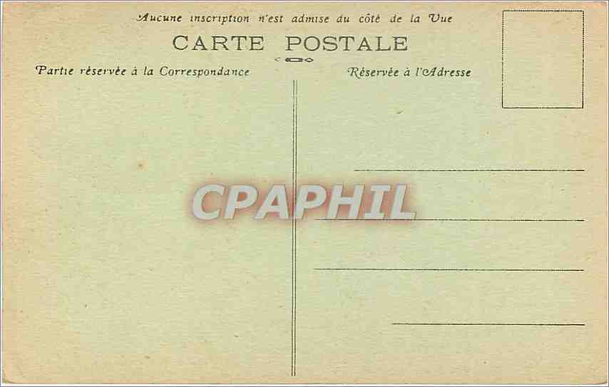 CPA Environs de Cherbourg-le Phare de GOURY et les Rochers — Rückseite