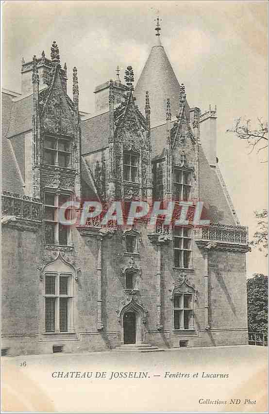 Château de Josselin — Fenêtres et lucarnes — Collections ND Phot, n°26
