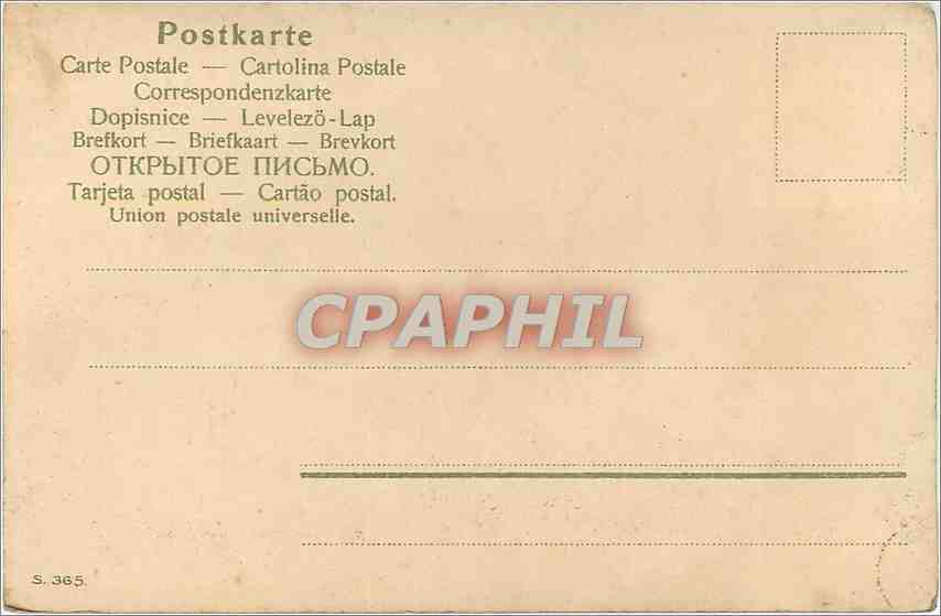 CPA Voeux  Fleurs — Rückseite