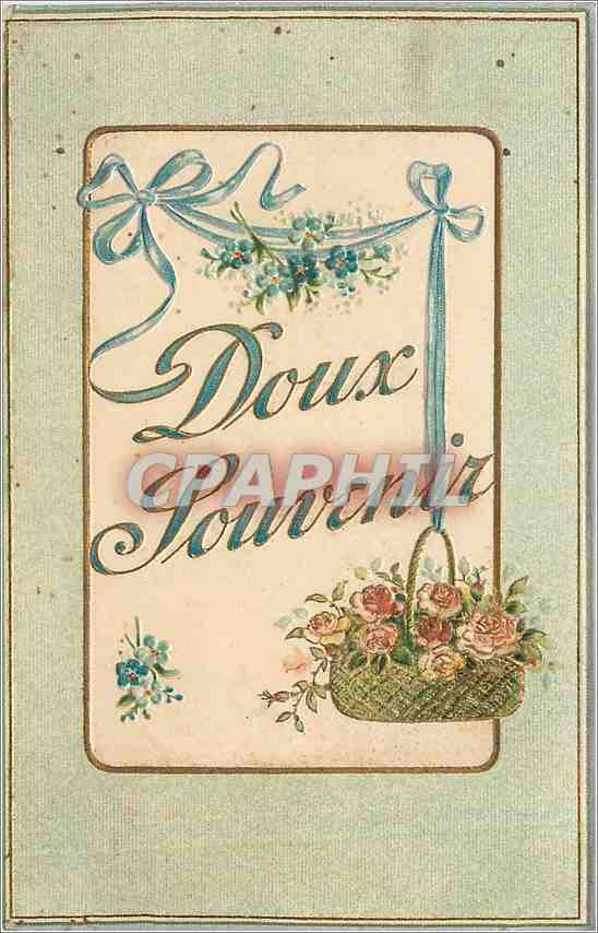 CPA Voeux  Fleurs