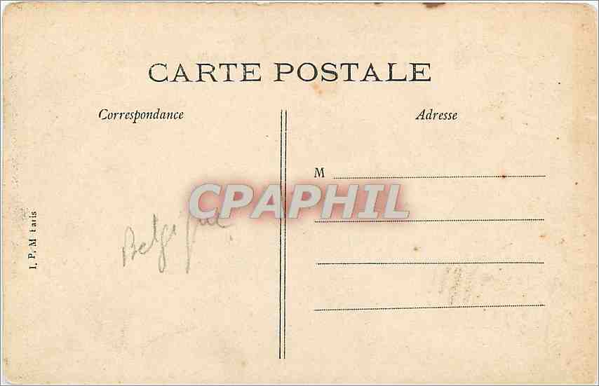 CPA OUDENBOURG-OSTENDE-Pecherie Peche Chocolat Debauve & Gallais — Rückseite