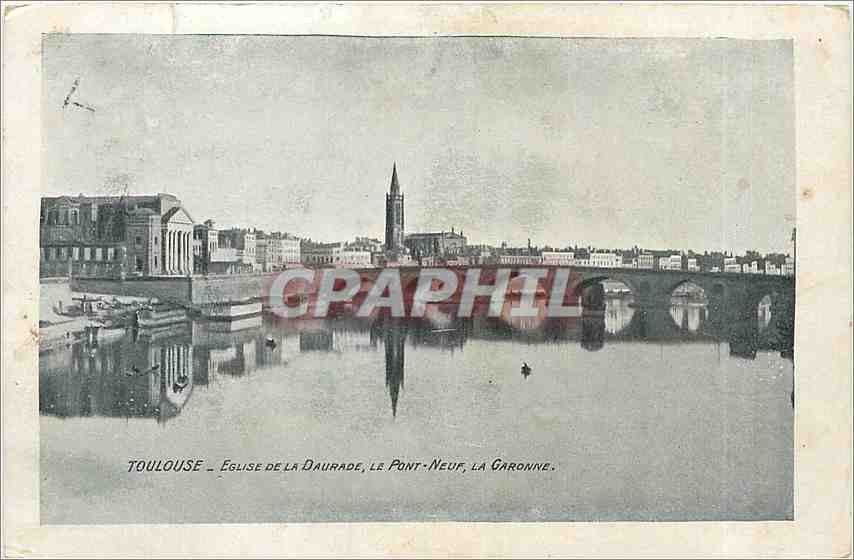 Toulouse — Église de la Daurade, le Pont-Neuf, la Garonne — Édition spéciale du Chocolat Poul'