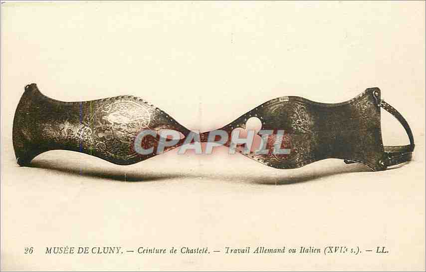 Musée de Cluny — Ceinture de Chasteté — Travail Allemand ou Italien (XVIe s.)