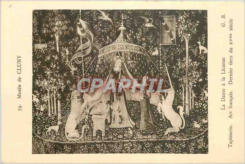La Dame à la Licorne — Tapisserie du XIIIe siècle — Musée de Cluny