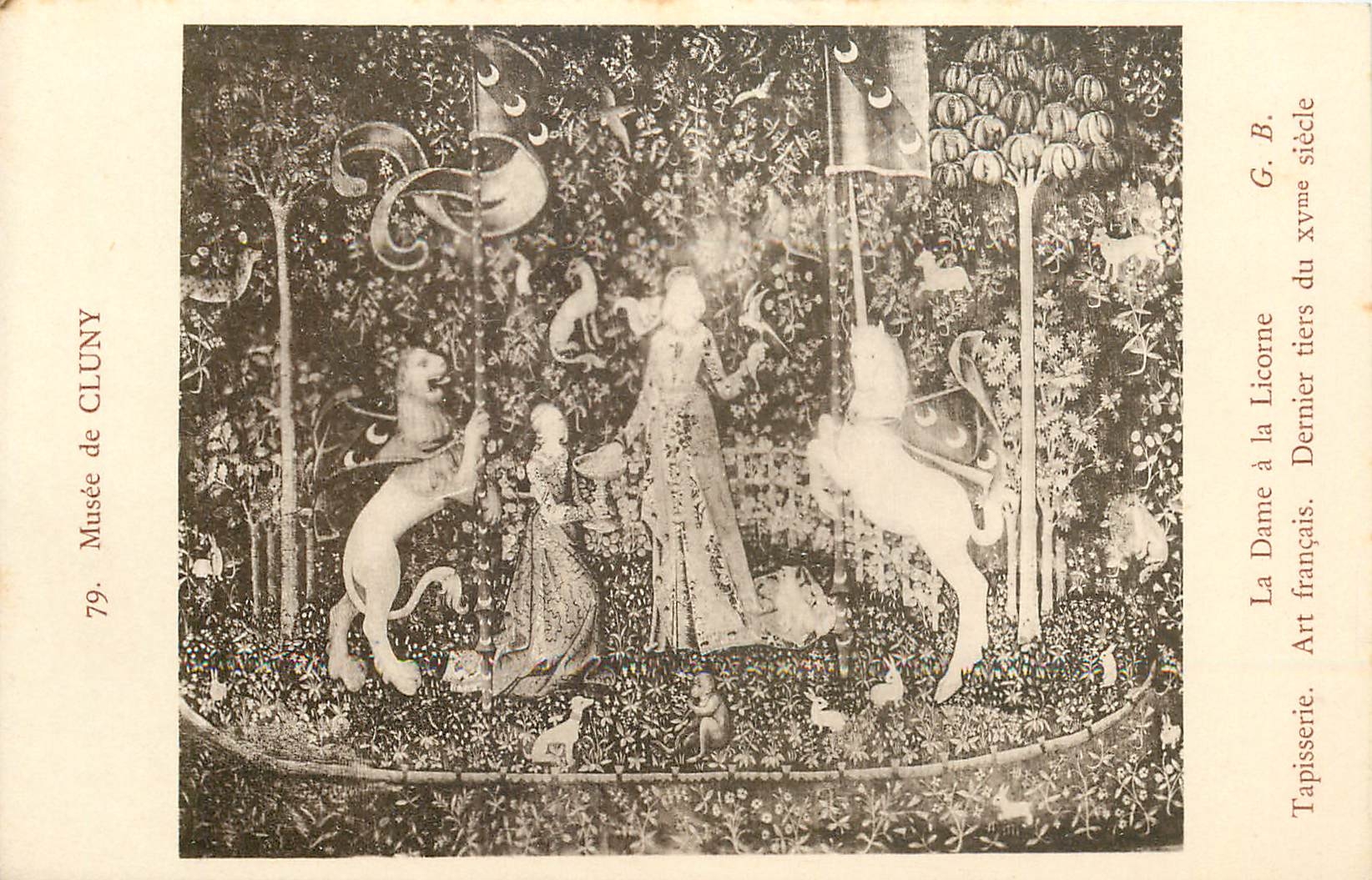 La Dame à la Licorne — Tapisserie du xve siècle — Musée de Cluny