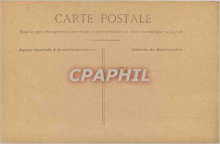 CPA Paris  place de la Concorde — Rückseite