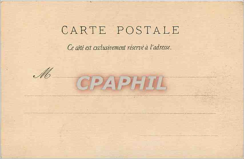 CPA Paris-Eglise de la Madeleine — Rückseite