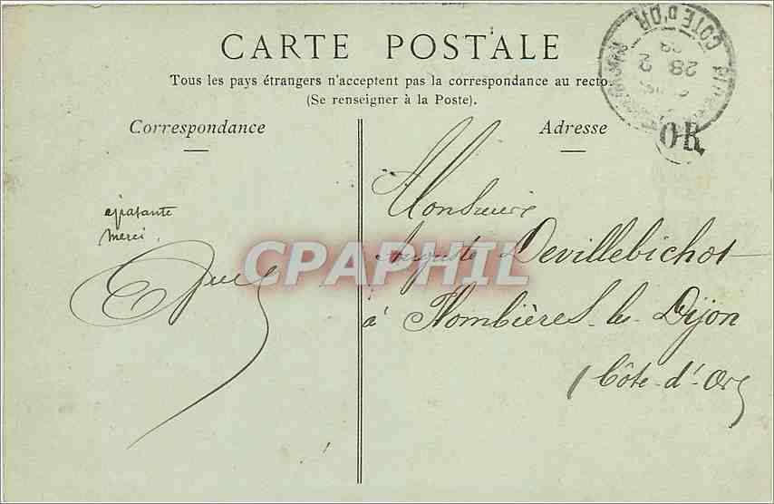 CPA ARCY-SUR-CURE-Les grottes  la draperie et le Vallot — Rückseite