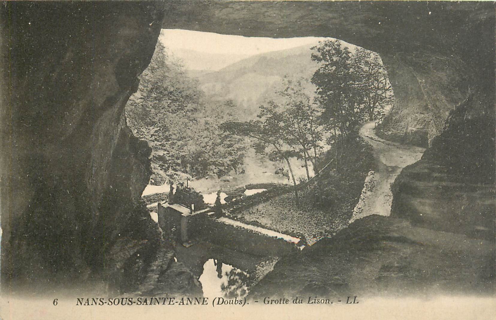 CPA NANS-SOUS-SAINTE-ANNE (Doubs)-Grotte Lison-LL