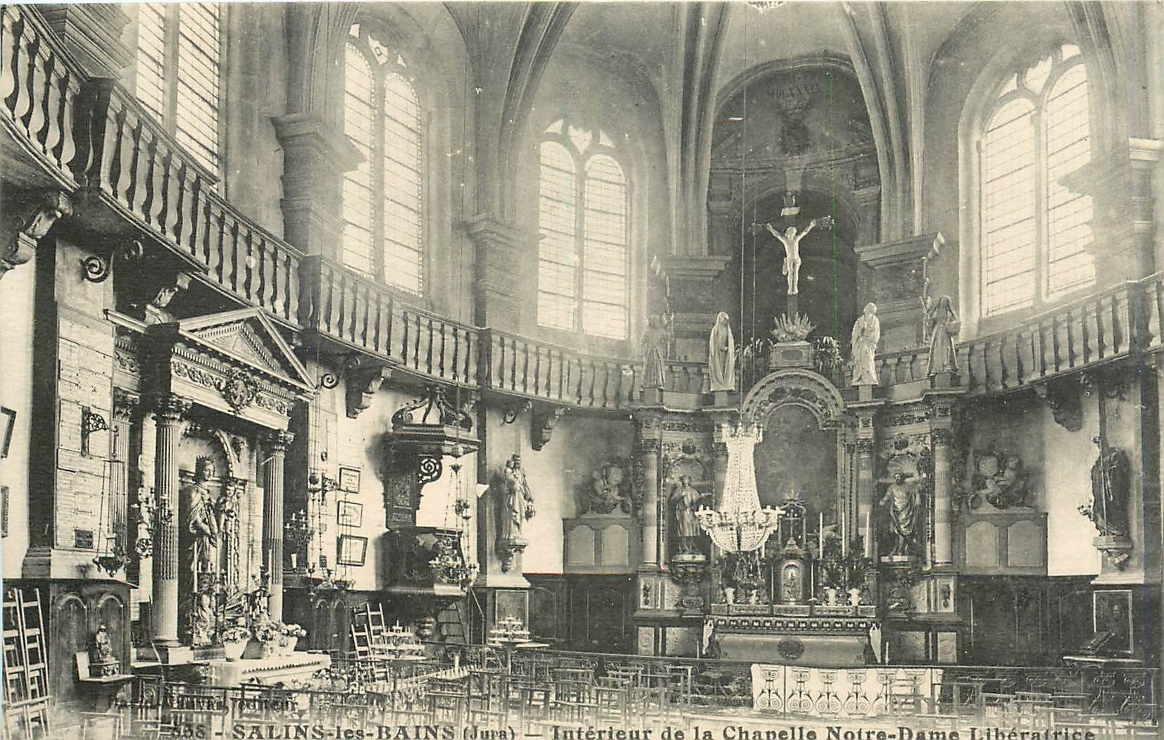CPA SALINS LES BAINS(JURA)